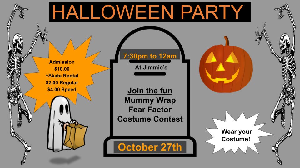halloween party event flyer